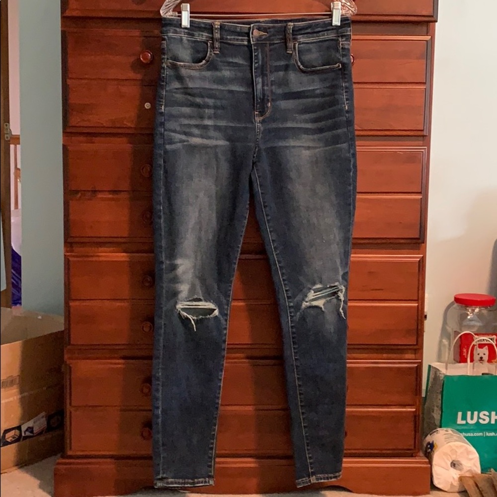 American Eagle high rise super Stretch jeans